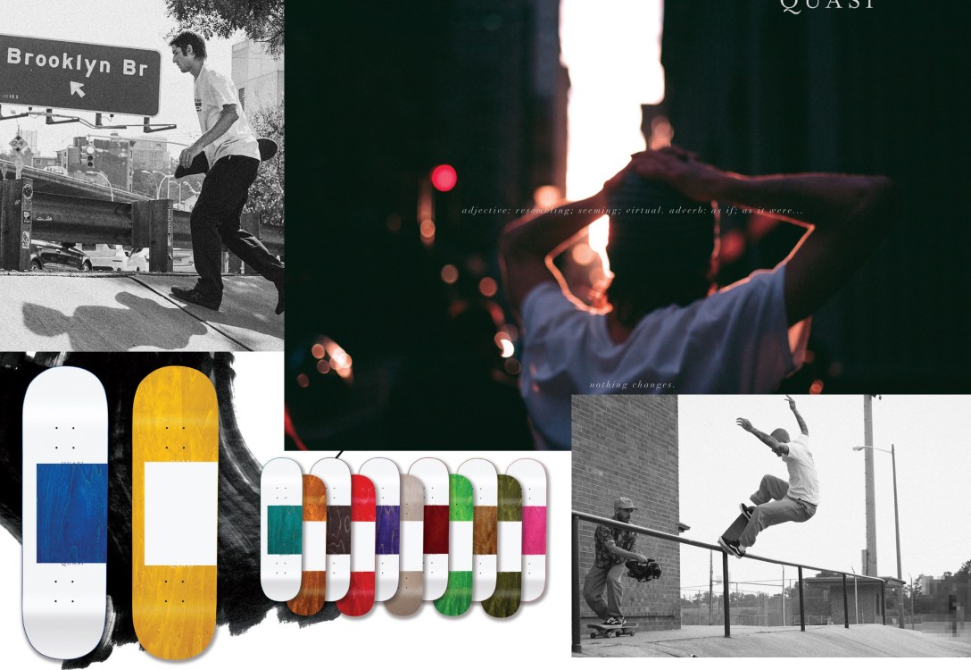 quasi-skateboards-jake-johnson-brooklyn-banks-proto-deck-with-sharpie-gilbert-crockett-frontside-nosegrind