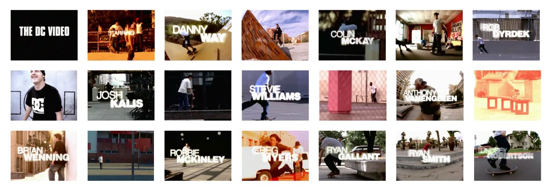 The DC Video title stills