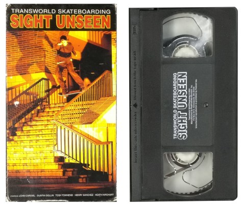 Transworld Skateboarding Sight Unseen VHS Heath Kirchart Greg Hunt Speedway Mag Interview